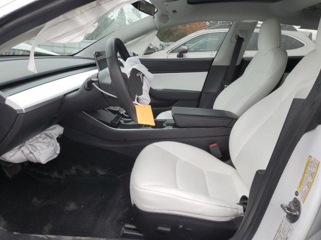 5YJ3E1EB8KF482042 - 2019 TESLA MODEL 3 Білий фото 7