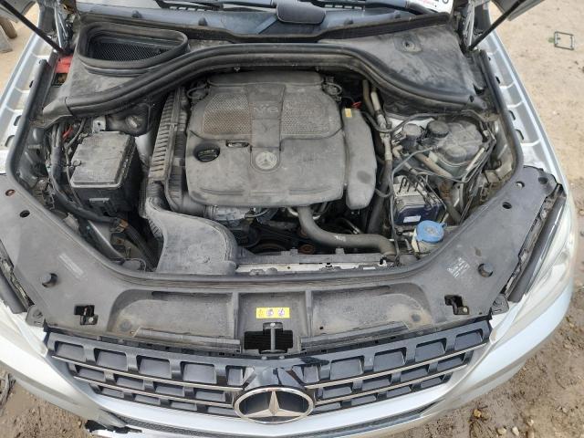 4JGDA5HB3CA043145 - 2012 MERCEDES-BENZ ML 350 4MATIC SILVER photo 12