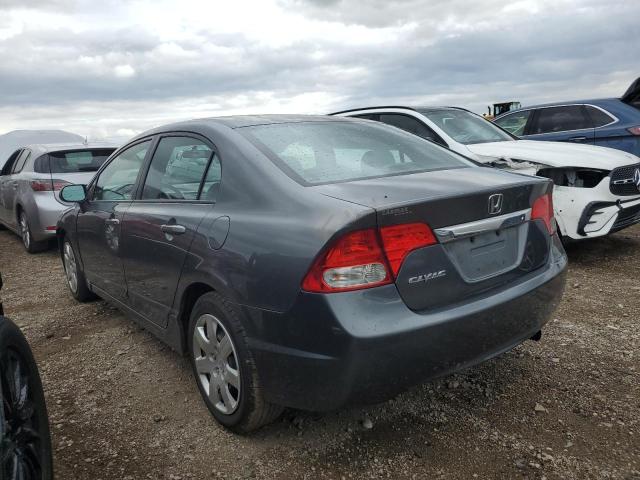 19XFA1F50AE057064 - 2010 HONDA CIVIC LX GRAY photo 2