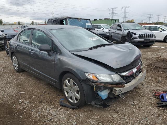 19XFA1F50AE057064 - 2010 HONDA CIVIC LX GRAY photo 4