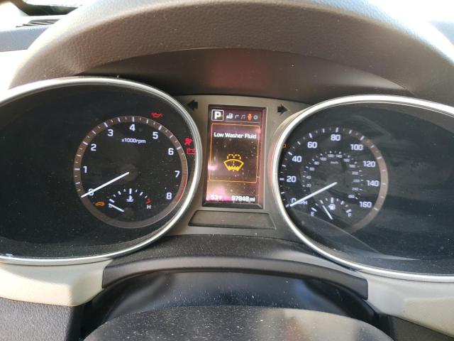 5XYZU3LB7HG482420 - 2017 HYUNDAI SANTA FE S BLACK photo 9