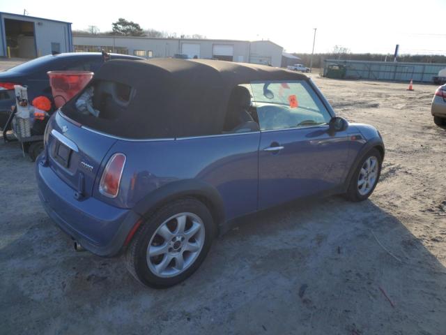WMWRF33507TF66800 - 2007 MINI COOPER BLUE photo 3