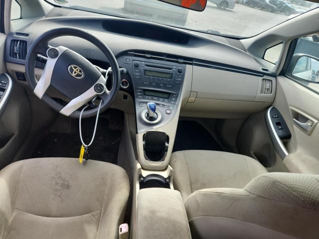 JTDKN3DU7A0037993 - 2010 TOYOTA PRIUS თეთრი ფოტო 8
