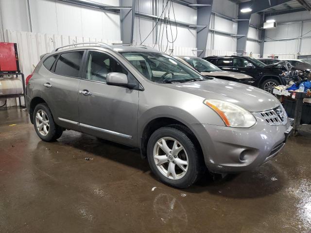 JN8AS5MVXBW680706 - 2011 NISSAN ROGUE S GRAY photo 4