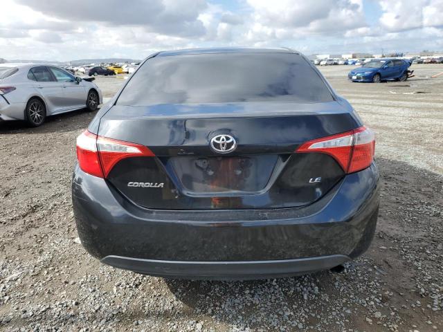 2T1BURHE2FC319318 - 2015 TOYOTA COROLLA L BLACK photo 6
