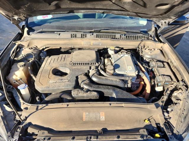 3FA6P0LU6JR208539 - 2018 FORD FUSION SE HYBRID GRAY photo 11