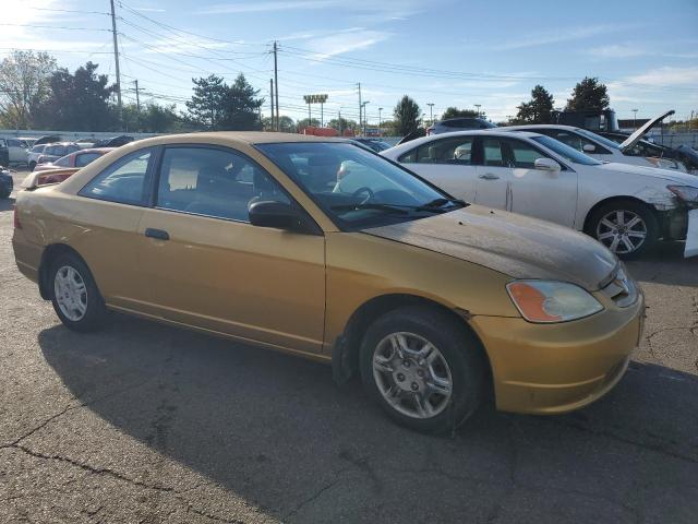 1HGEM21531L006408 - 2001 HONDA CIVIC LX GOLD photo 4