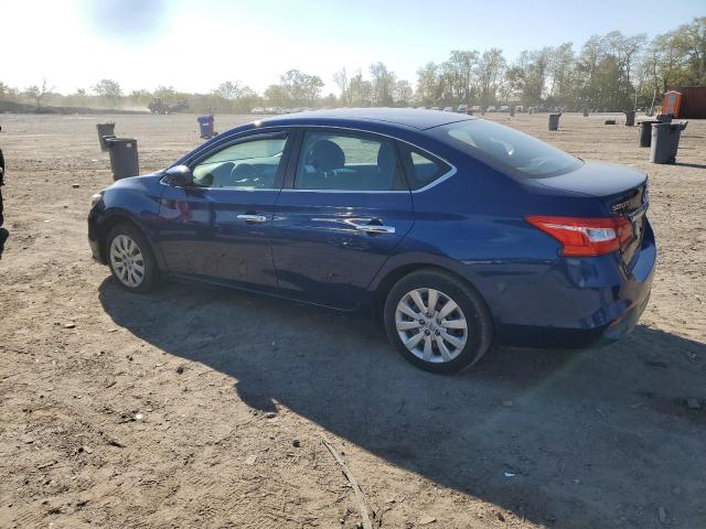 3N1AB7AP2KY387052 - 2019 NISSAN SENTRA S Синий фото 2