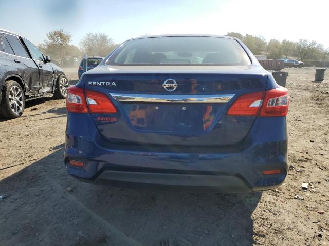 3N1AB7AP2KY387052 - 2019 NISSAN SENTRA S Синий фото 6