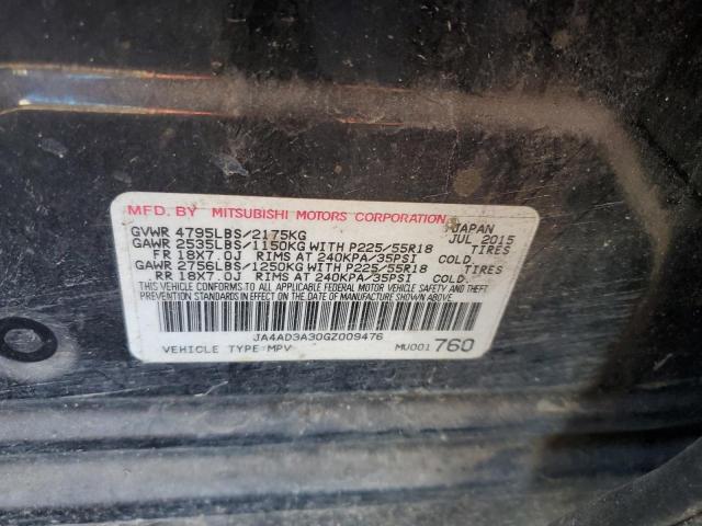 JA4AD3A30GZ009476 - 2016 MITSUBISHI OUTLANDER SE 黑色 照片 13