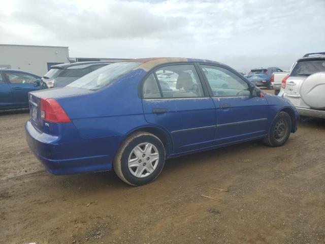 2HGES16355H561791 - 2005 HONDA CIVIC DX VP BLUE photo 3