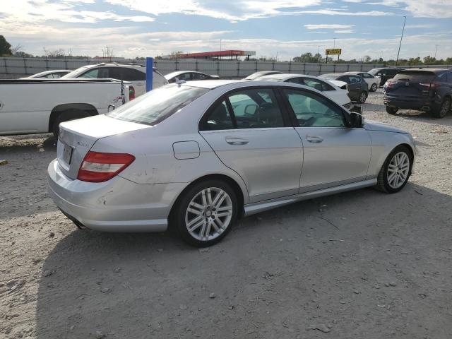WDDGF81X48F122334 - 2008 MERCEDES-BENZ C 300 4MATIC SILVER photo 3