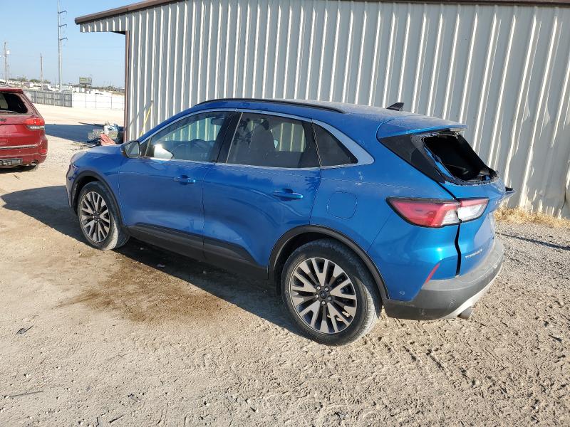 1FMCU0DZ6LUB02888 - 2020 FORD ESCAPE TITANIUM BLUE photo 2