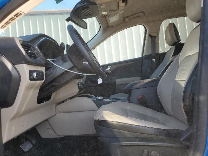 1FMCU0DZ6LUB02888 - 2020 FORD ESCAPE TITANIUM BLUE photo 7