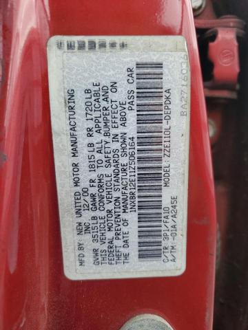 1NXBR12E11Z506164 - 2001 TOYOTA COROLLA CE Turuncu fotoğraf 12