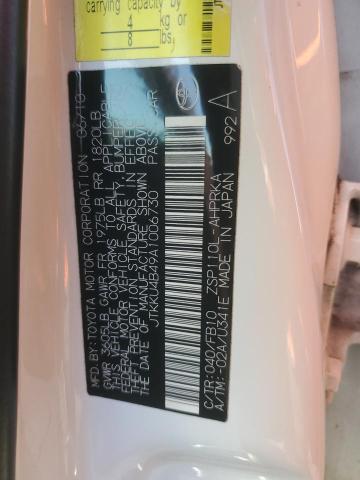 JTKKU4B49A1006730 - 2010 TOYOTA SCION XD WHITE photo 13