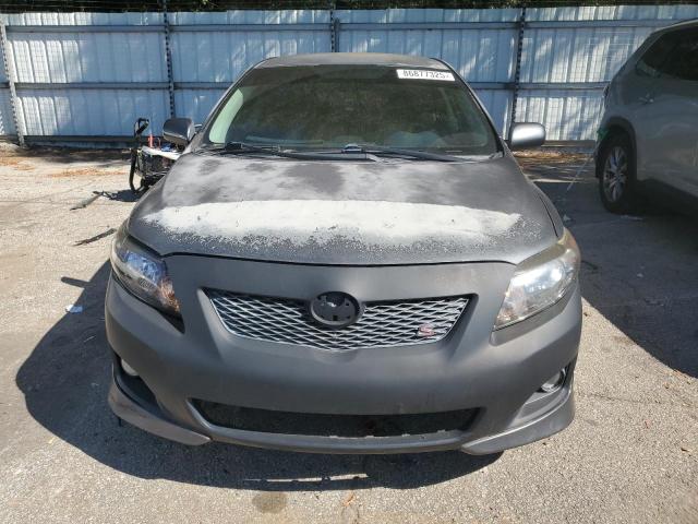 2T1BU4EE8AC506725 - 2010 TOYOTA COROLLA BASE Grafito foto 5