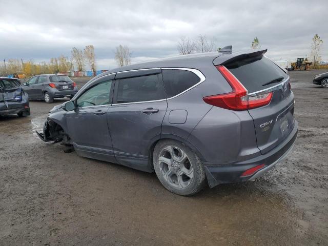 2HKRW2H8XJH134448 - 2018 HONDA CR-V EXL Gris photo 2