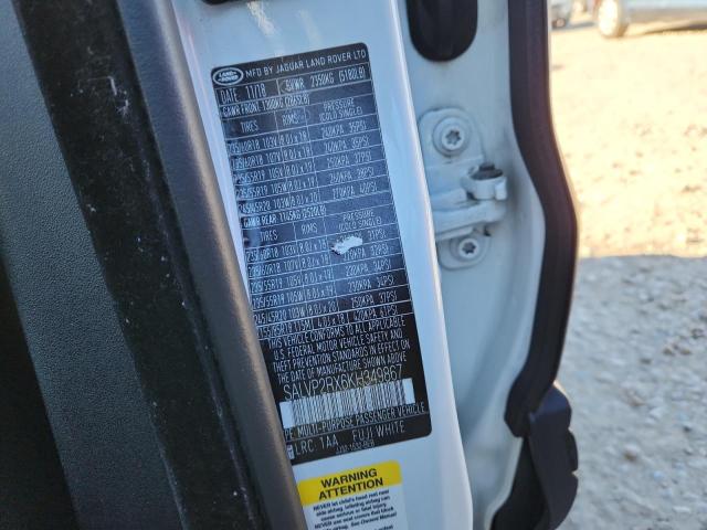 SALVP2RX6KH349867 - 2019 LAND ROVER RANGE ROVE SE WHITE photo 13