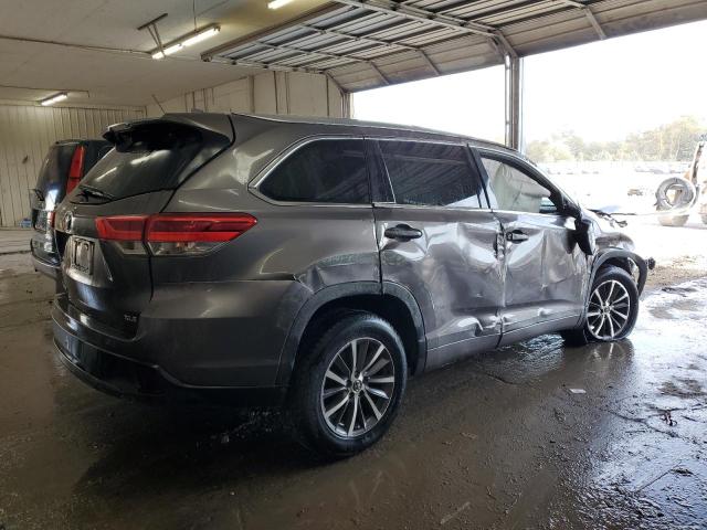 5TDKZRFH6JS538698 - 2018 TOYOTA HIGHLANDER SE Szary zdjęcie 3