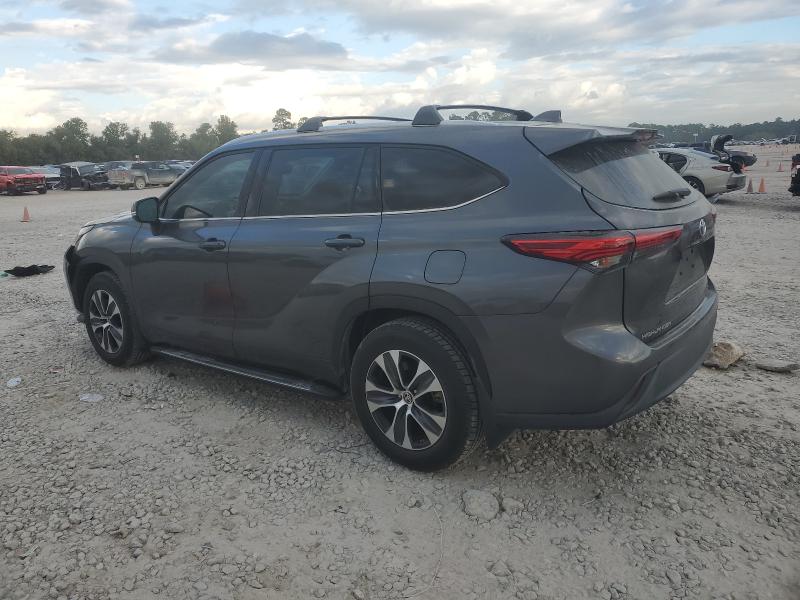 5TDGZRAHXLS007973 - 2020 TOYOTA HIGHLANDER XLE Graphite photo 2