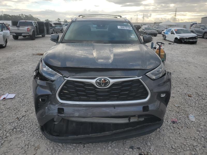 5TDGZRAHXLS007973 - 2020 TOYOTA HIGHLANDER XLE Graphite photo 5
