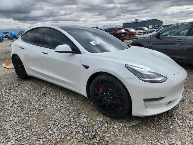 5YJ3E1EB9KF393726 - 2019 TESLA MODEL 3 Blanco foto 4