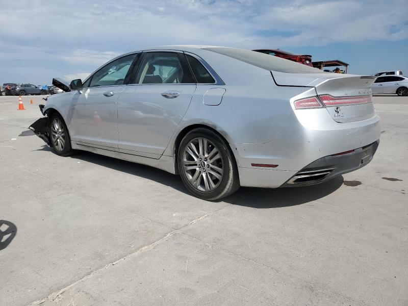 3LN6L2G92FR616109 - 2015 LINCOLN MKZ SILVER photo 2