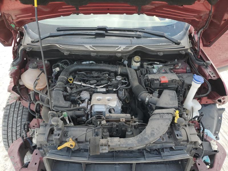 MAJ3P1TE7JC161229 - 2018 FORD ECOSPORT SE წითელი ფოტო 12