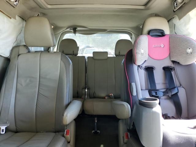 5TDYK3DC5ES481015 - 2014 TOYOTA SIENNA XLE WHITE photo 10