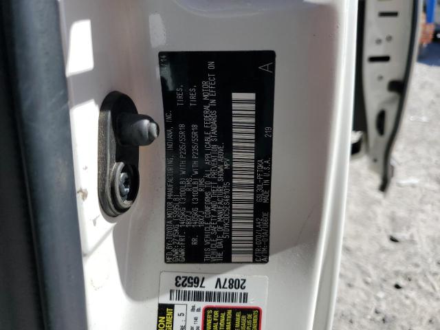 5TDYK3DC5ES481015 - 2014 TOYOTA SIENNA XLE WHITE photo 14