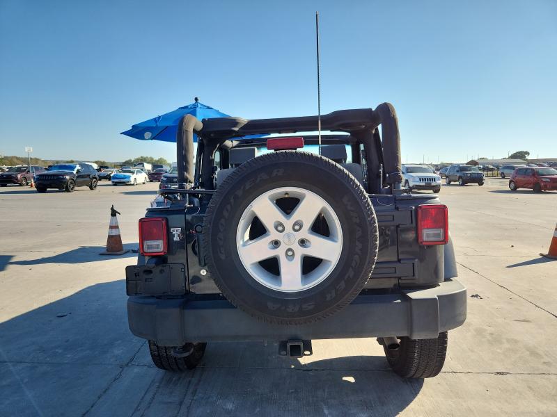 1J4AA2D17AL177686 - 2010 JEEP WRANGLER SPORT BLACK photo 6