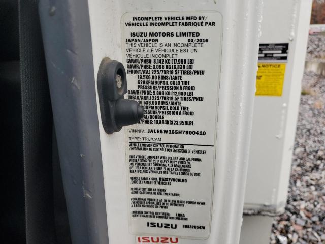 JALE5W165H7900410 - 2017 ISUZU NQR 白色 照片 13