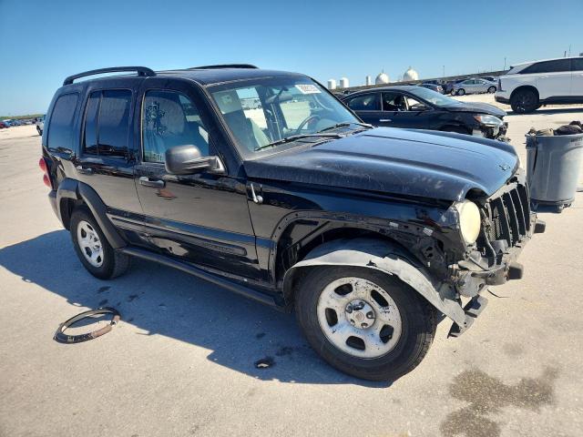1J4GK48K67W648594 - 2007 JEEP LIBERTY SPORT 黑色 照片 4
