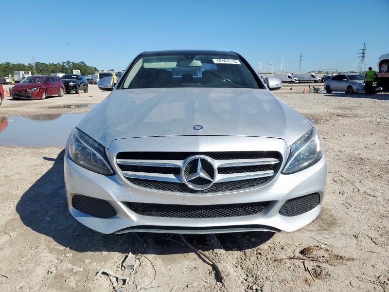 55SWF4KB8FU022903 - 2015 MERCEDES-BENZ C 300 4MATIC SILVER photo 5