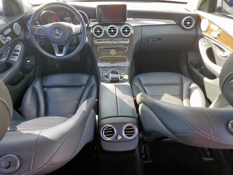 55SWF4KB8FU022903 - 2015 MERCEDES-BENZ C 300 4MATIC SILVER photo 8