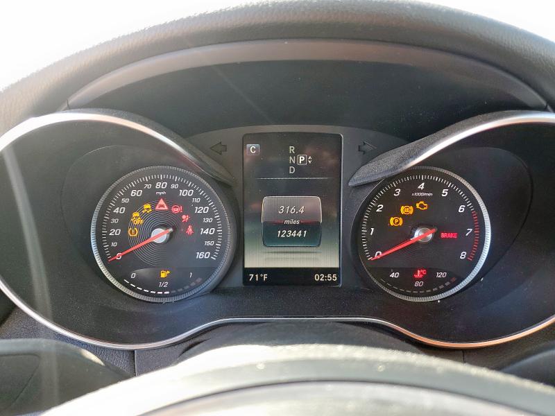 55SWF4KB8FU022903 - 2015 MERCEDES-BENZ C 300 4MATIC SILVER photo 9