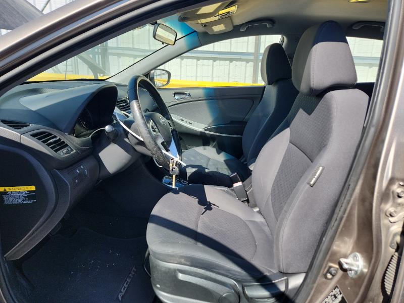 KMHCU5AE8CU050775 - 2012 HYUNDAI ACCENT GLS GRAY photo 7