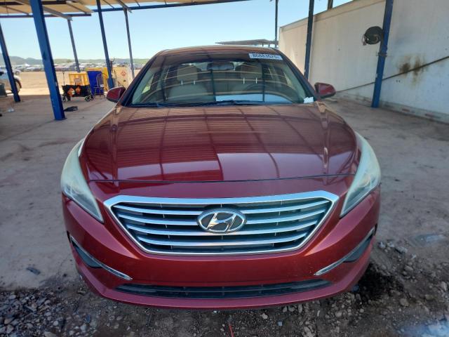 5NPE24AFXFH204410 - 2015 HYUNDAI SONATA SE MAROON photo 5