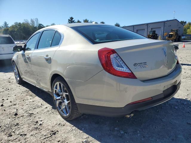 1LNHL9FT6EG609328 - 2014 LINCOLN MKS CREAM photo 2