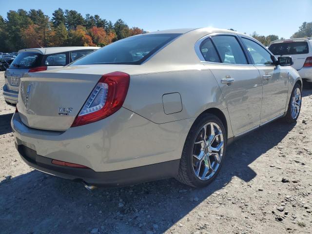 1LNHL9FT6EG609328 - 2014 LINCOLN MKS CREAM photo 3