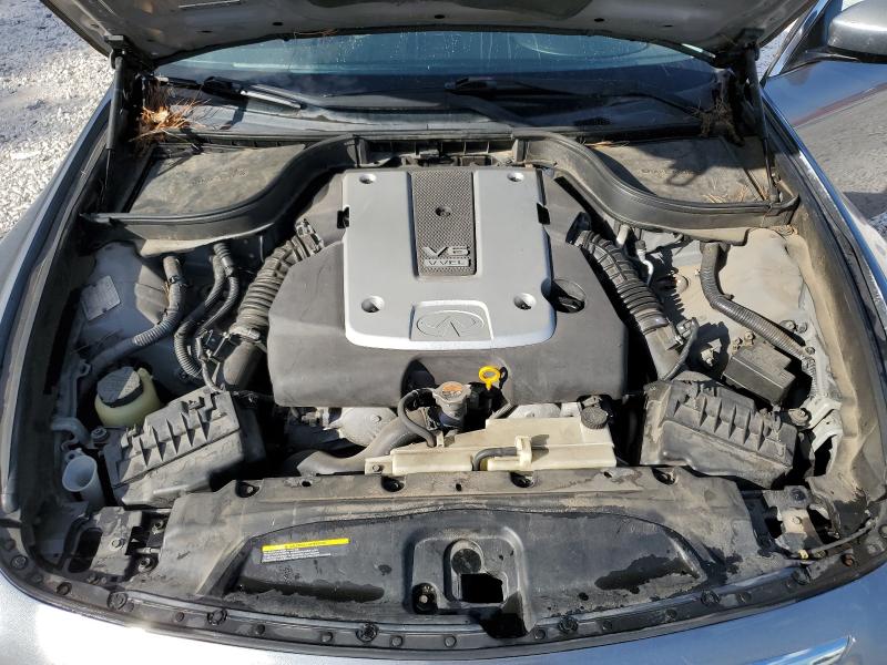 JN1CV6AP0AM407018 - 2010 INFINITI G37 BASE ნაცრისფერი ფოტო 11