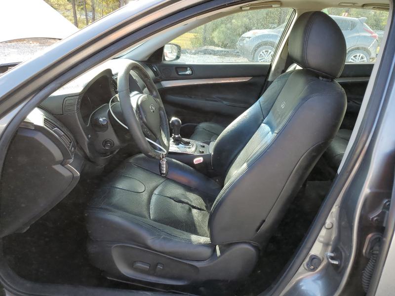 JN1CV6AP0AM407018 - 2010 INFINITI G37 BASE ნაცრისფერი ფოტო 7