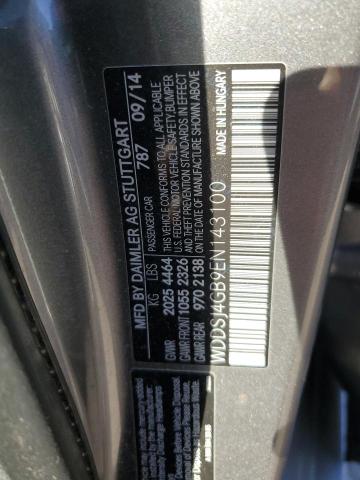 WDDSJ4GB9EN143100 - 2014 MERCEDES-BENZ CLA 250 4MATIC GRAY photo 12