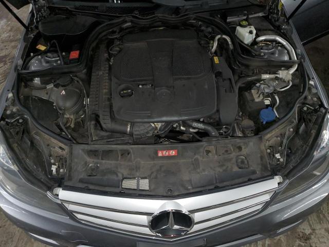 WDDGF8AB9DR253045 - 2013 MERCEDES-BENZ C 300 4MATIC GRAY photo 11