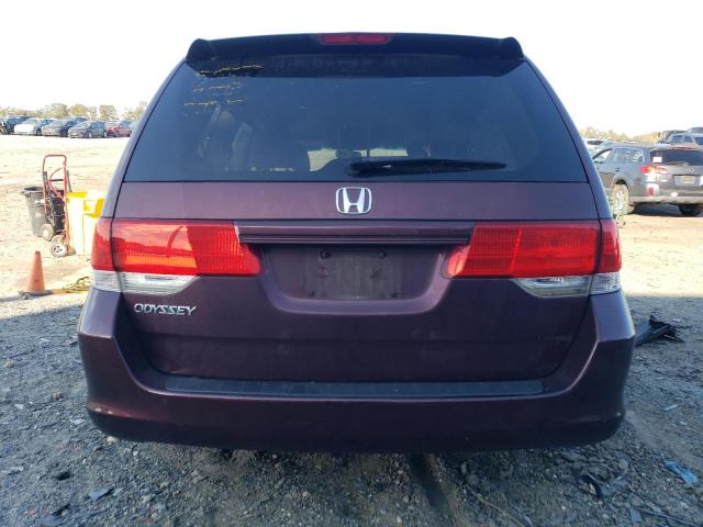 5FNRL3H22AB112131 - 2010 HONDA ODYSSEY LX BURGUNDY photo 6