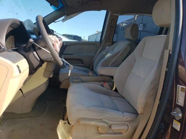 5FNRL3H22AB112131 - 2010 HONDA ODYSSEY LX BURGUNDY photo 7