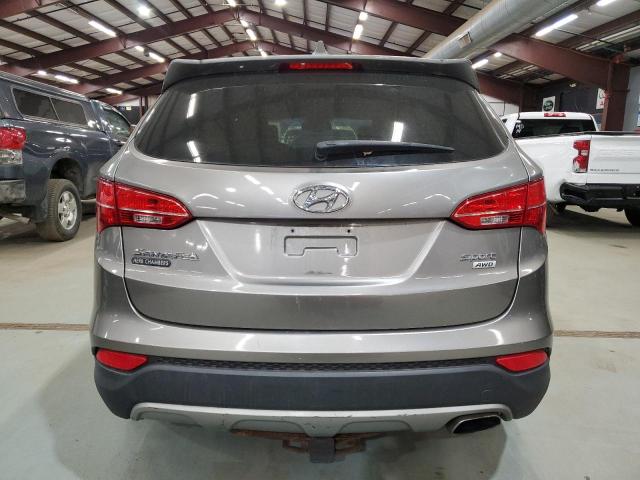 5XYZTDLB8EG152578 - 2014 HYUNDAI SANTA FE S GRAY photo 6