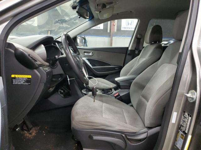5XYZTDLB8EG152578 - 2014 HYUNDAI SANTA FE S GRAY photo 7