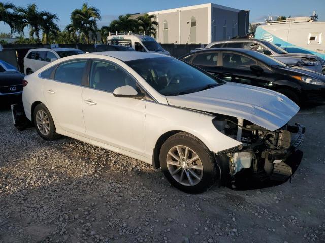 5NPE24AFXKH744284 - 2019 HYUNDAI SONATA SE WHITE photo 4